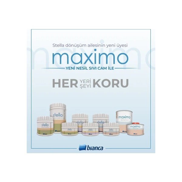 Bianca Maximo Solvent Bazlı Parlak Sıvı Cam 500 Ml