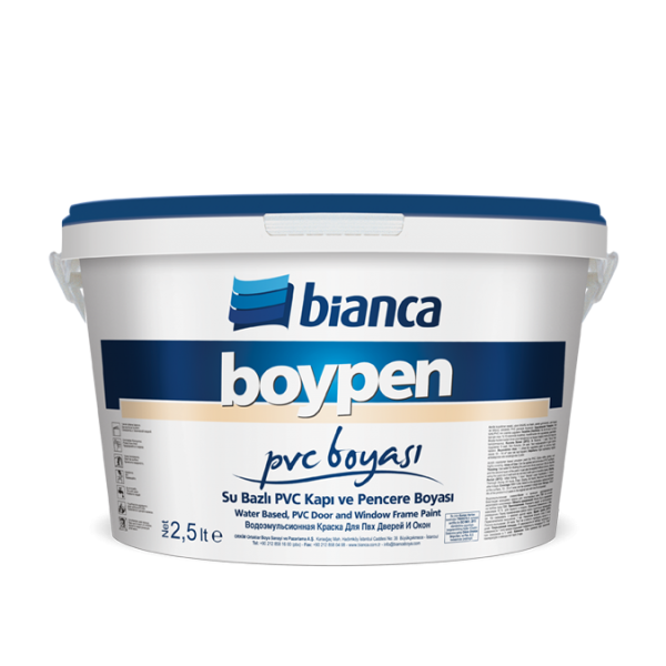 Boypen PVC Boyası Beyaz 2,5 Lt